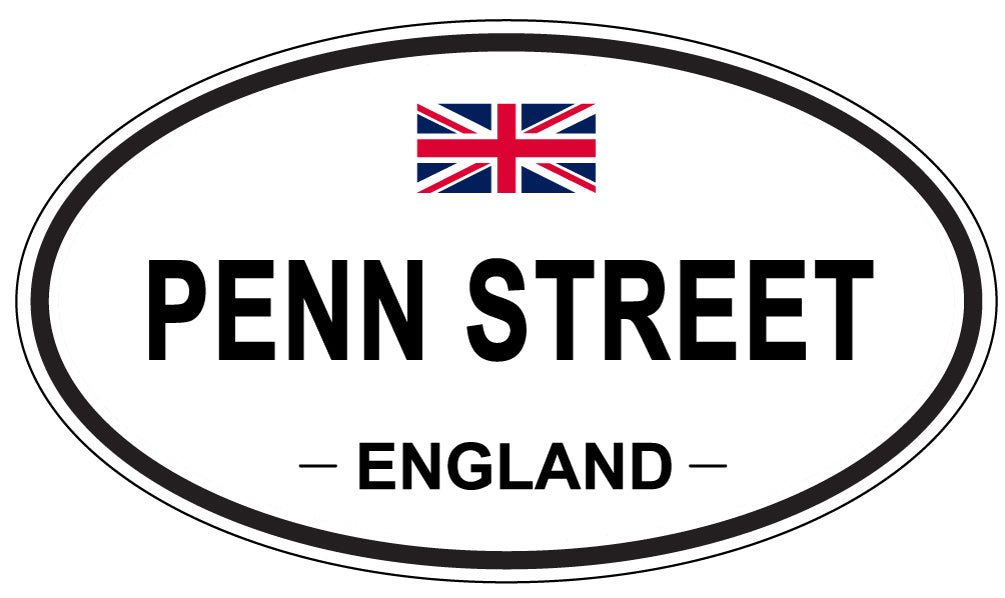 PENN STREET, ENGLAND - Oval Sticker