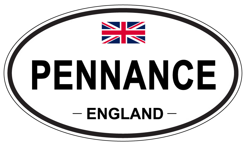 PENNANCE, ENGLAND - Oval Sticker