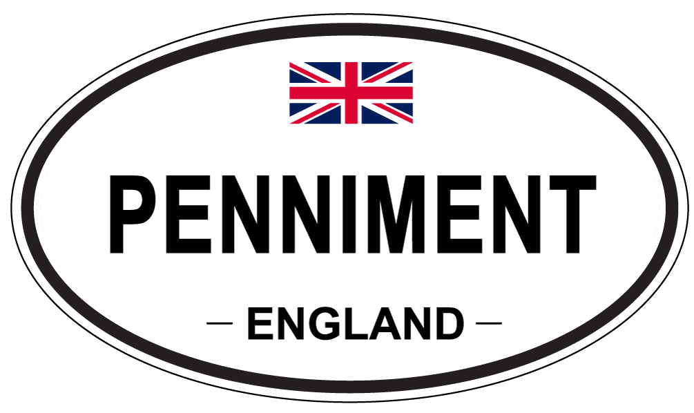 PENNIMENT, England - Oval Magnet
