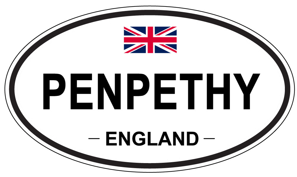 PENPETHY, England - Oval Magnet