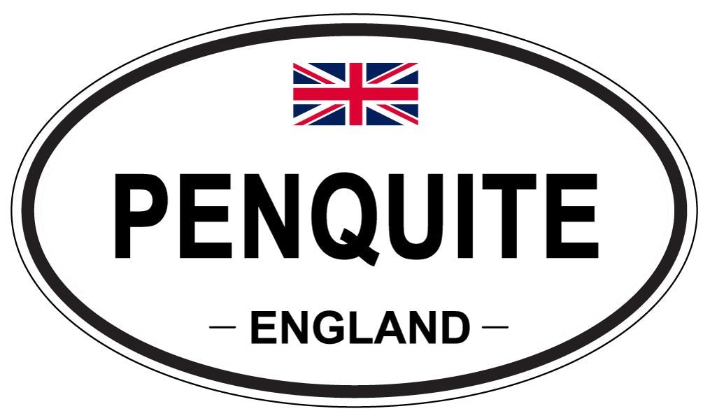 PENQUITE, England - Oval Magnet