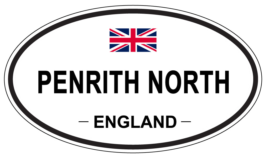PENRITH NORTH, England - Oval Magnet