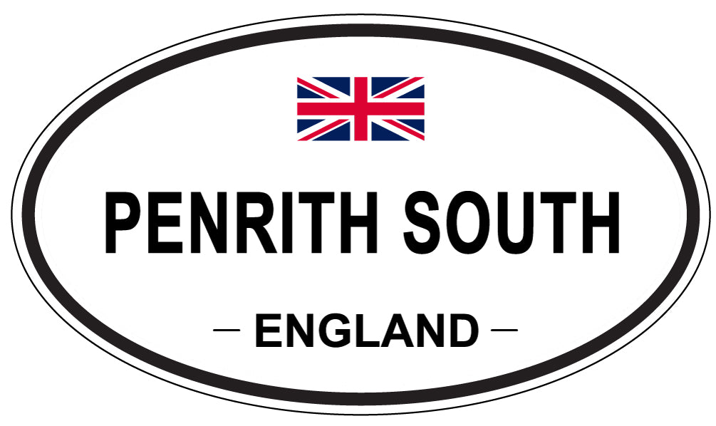 PENRITH SOUTH, ENGLAND - Oval Sticker