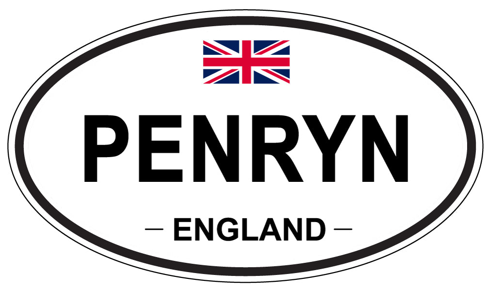 PENRYN, ENGLAND - Oval Sticker