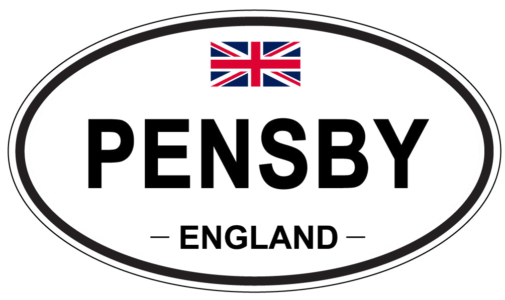 PENSBY, England - Oval Magnet