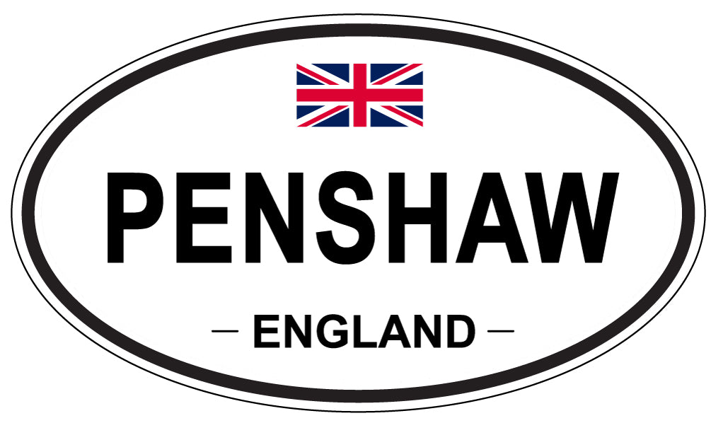 PENSHAW, England - Oval Magnet