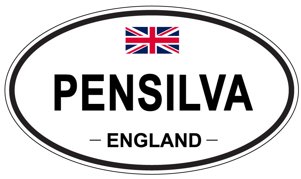 PENSILVA, England - Oval Magnet