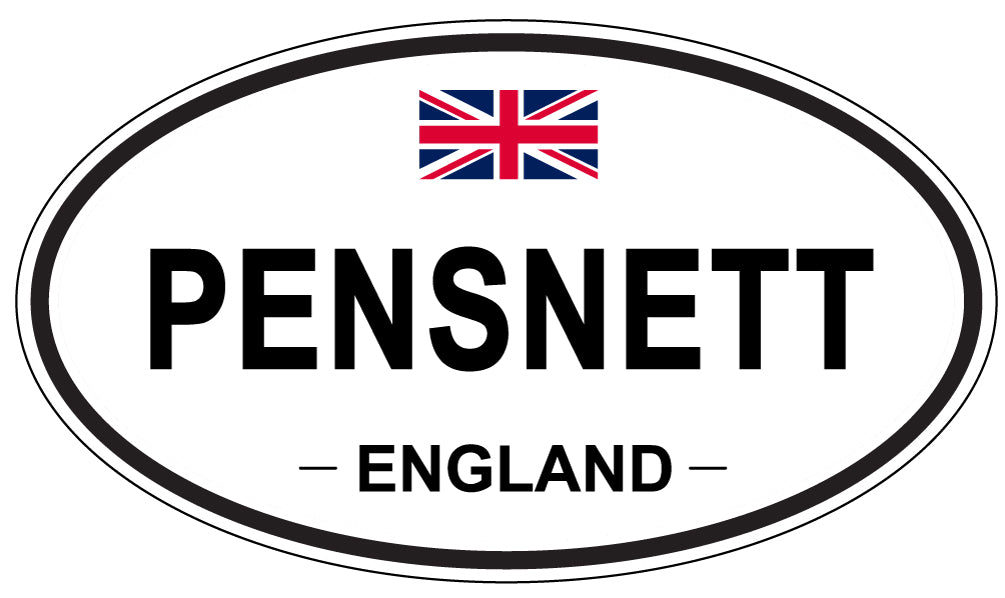 PENSNETT, England - Oval Magnet
