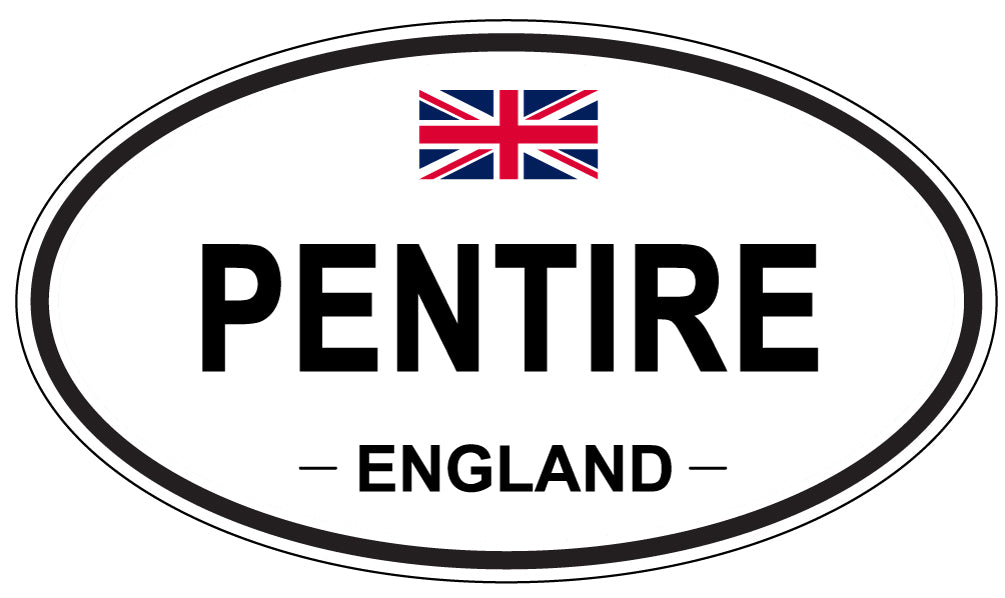 PENTIRE, England - Oval Magnet