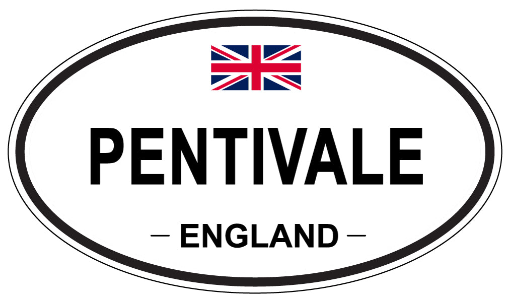 PENTIVALE, England - Oval Magnet