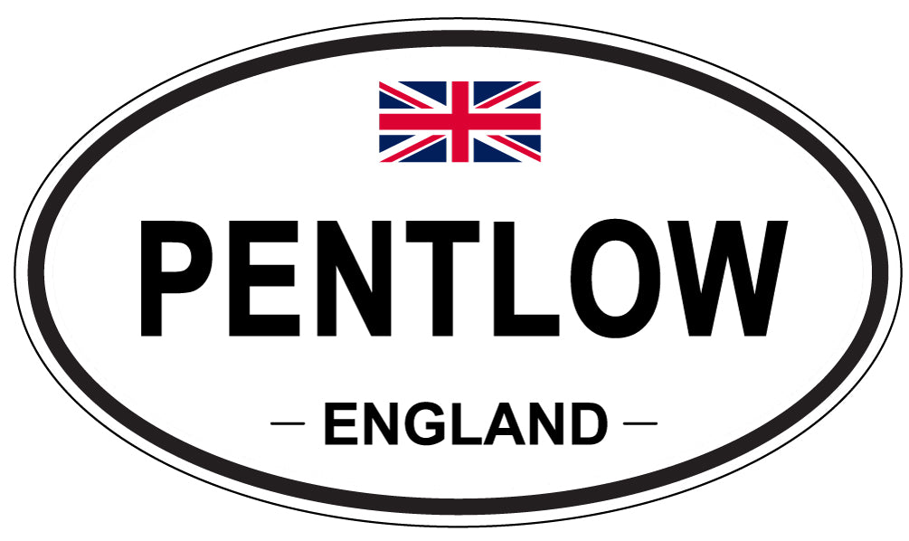 PENTLOW, England - Oval Magnet