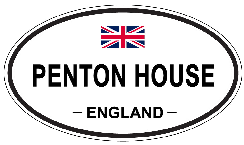 PENTON HOUSE, England - Oval Magnet