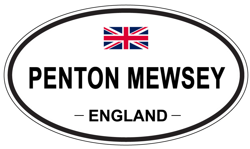 PENTON MEWSEY, ENGLAND - Oval Sticker