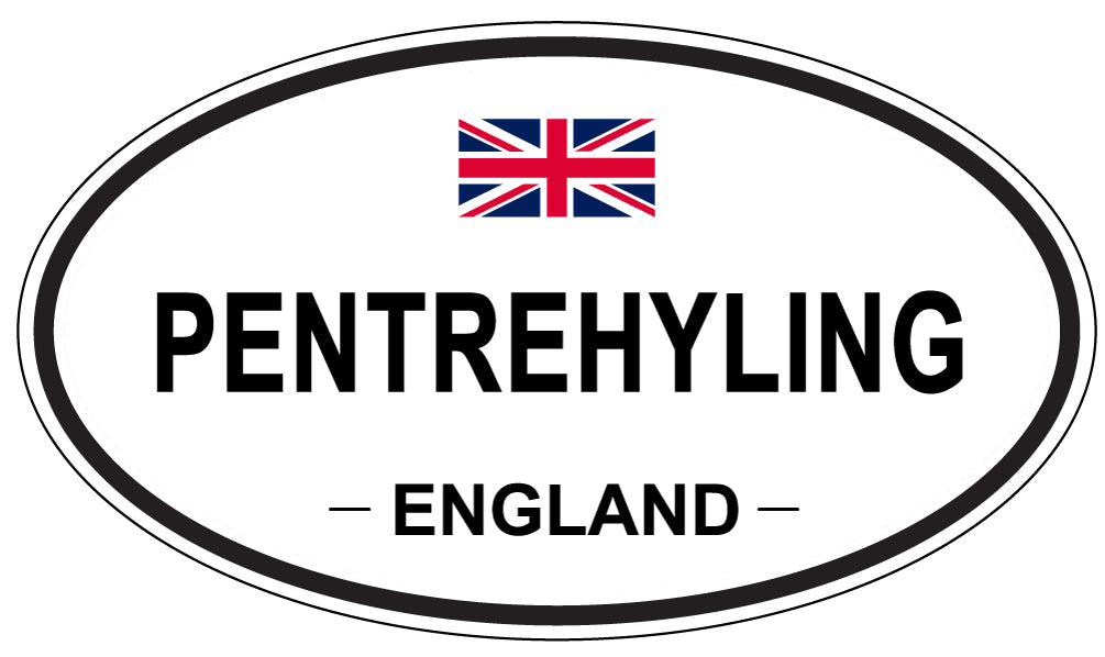 PENTREHYLING, England - Oval Magnet