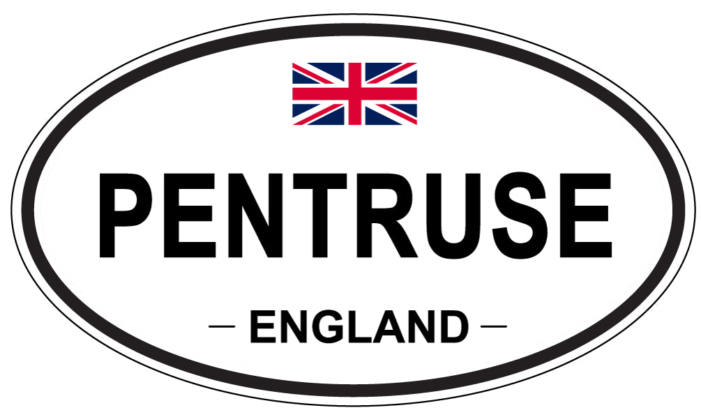 PENTRUSE, England - Oval Magnet