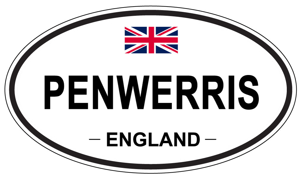 PENWERRIS, England - Oval Magnet