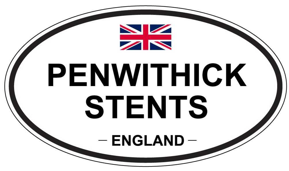 PENWITHICK STENTS, ENGLAND - Oval Sticker