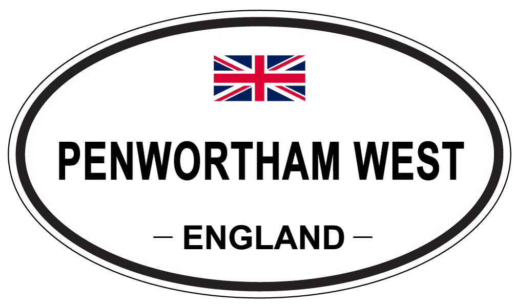 PENWORTHAM WEST, England - Oval Magnet
