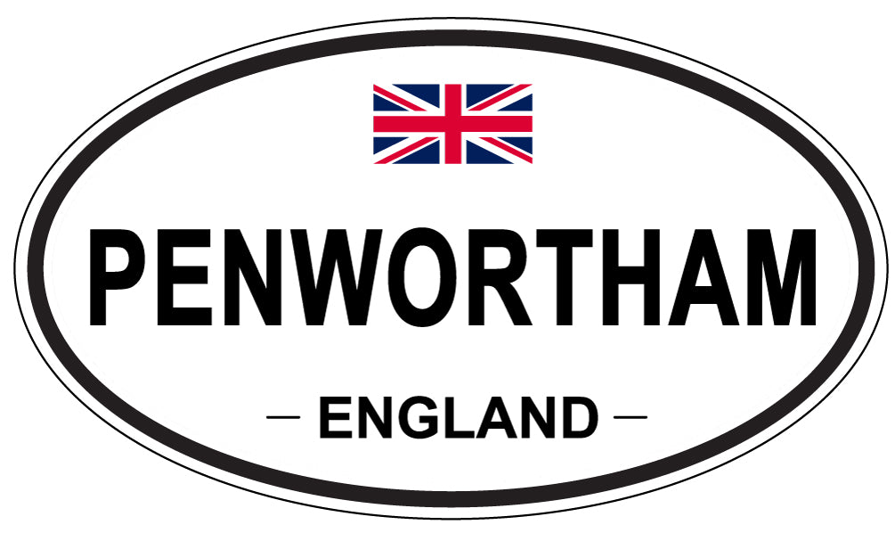 PENWORTHAM, ENGLAND - Oval Sticker