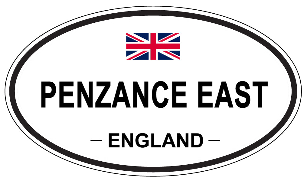 PENZANCE EAST, England - Oval Magnet