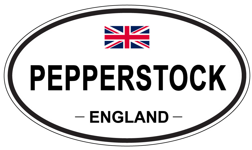 PEPPERSTOCK, England - Oval Magnet