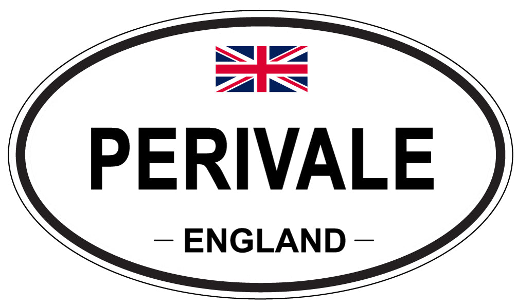 PERIVALE, ENGLAND - Oval Sticker