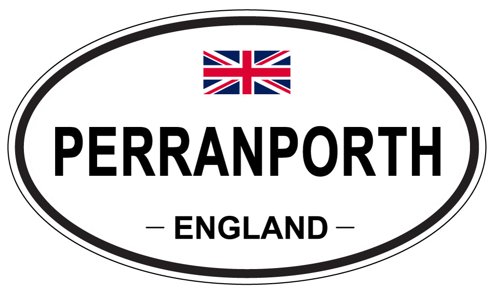 PERRANPORTH, England - Oval Magnet