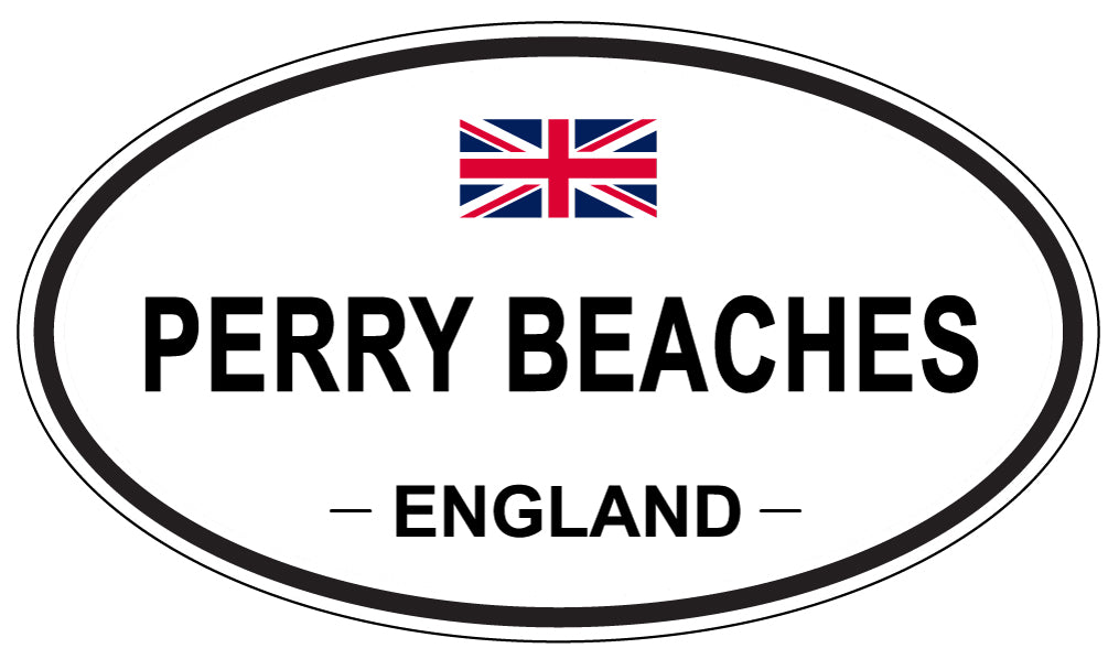 PERRY BEACHES, England - Oval Magnet
