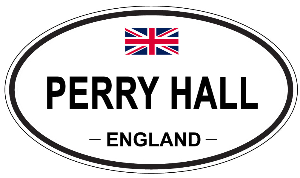 PERRY HALL, England - Oval Magnet