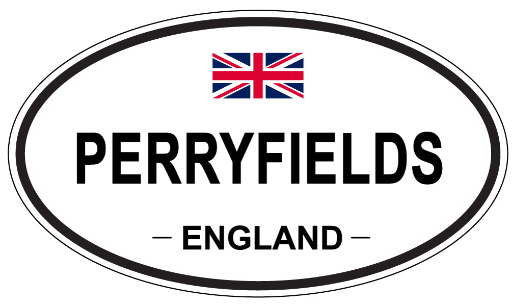 PERRYFIELDS, England - Oval Magnet