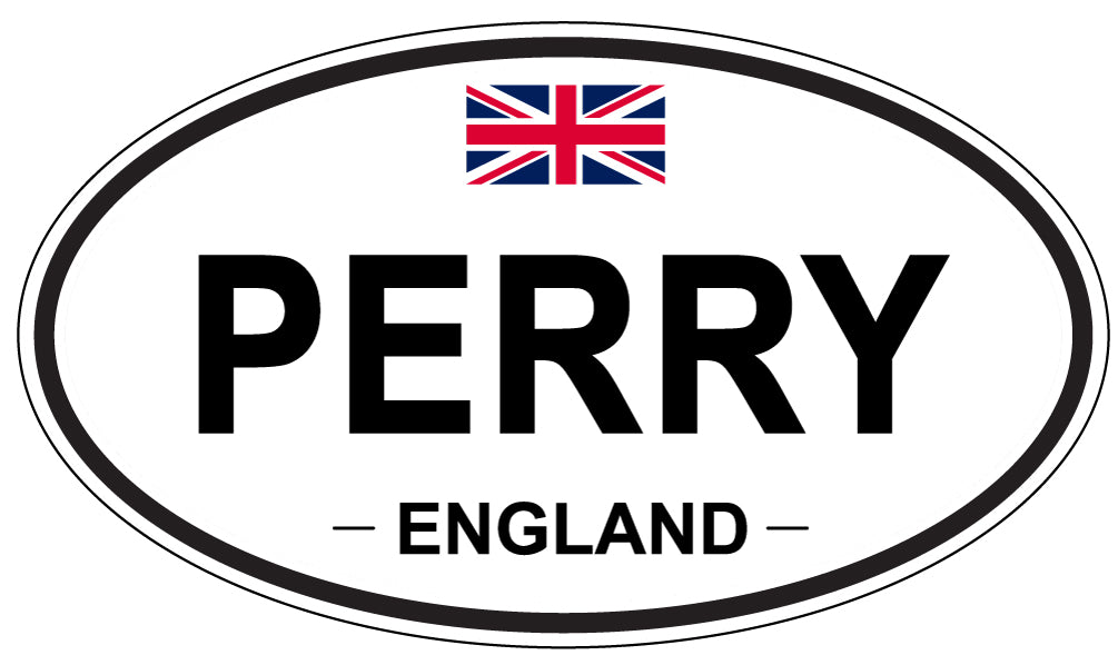 PERRY, England - Oval Magnet