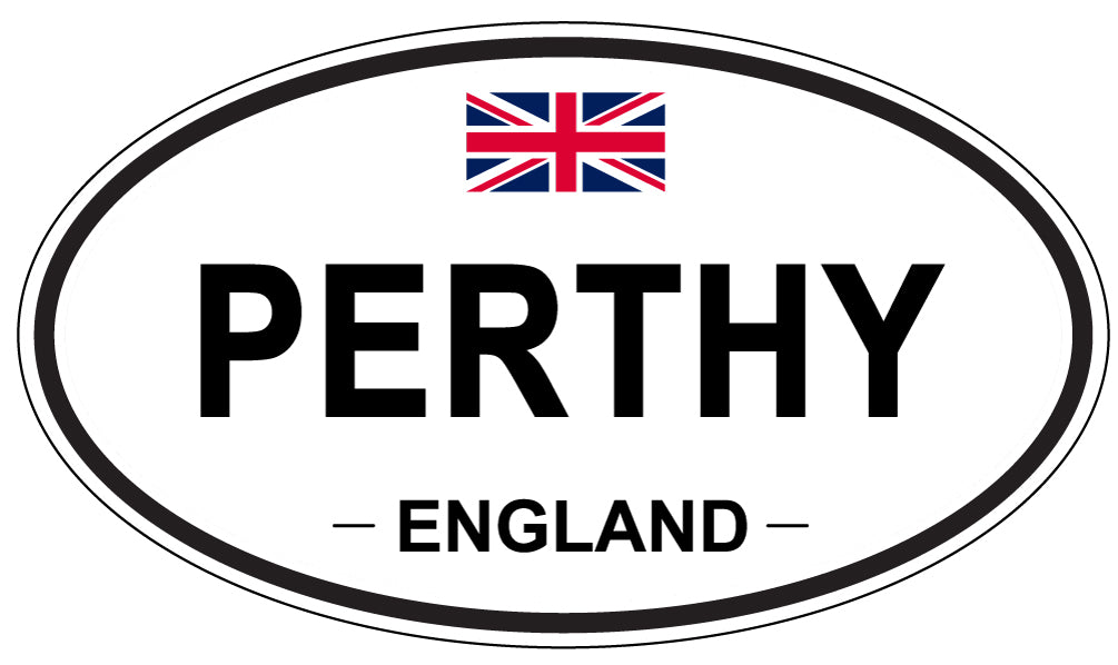 PERTHY, England - Oval Magnet