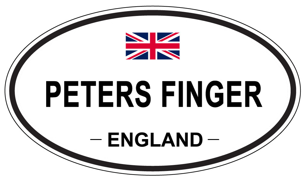 PETERS FINGER, England - Oval Magnet