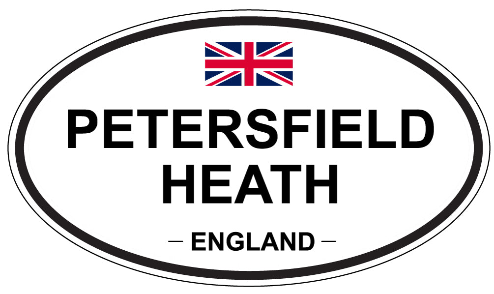 PETERSFIELD HEATH, ENGLAND - Oval Sticker