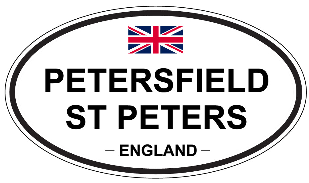 PETERSFIELD ST PETERS, England - Oval Magnet