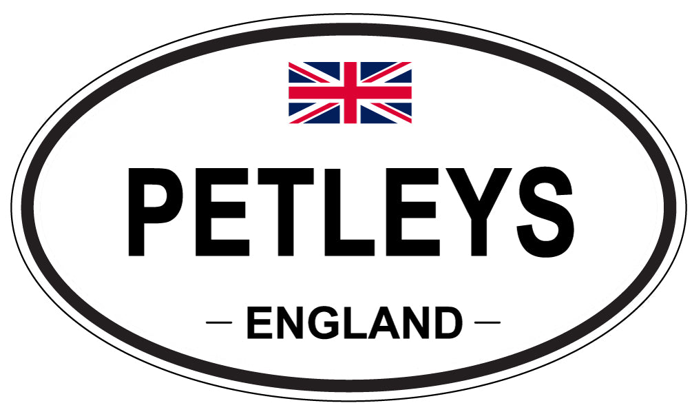 PETLEYS, England - Oval Magnet