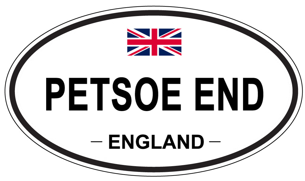 PETSOE END, England - Oval Magnet