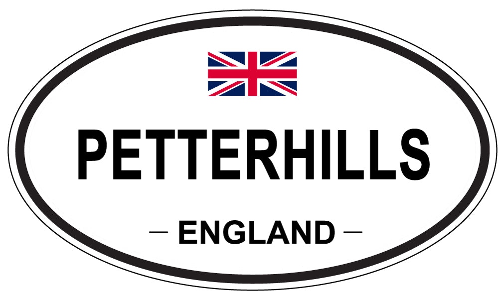 PETTERHILLS, England - Oval Magnet
