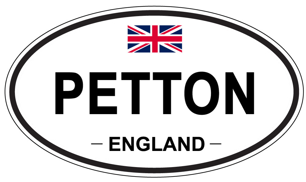 PETTON, England - Oval Magnet