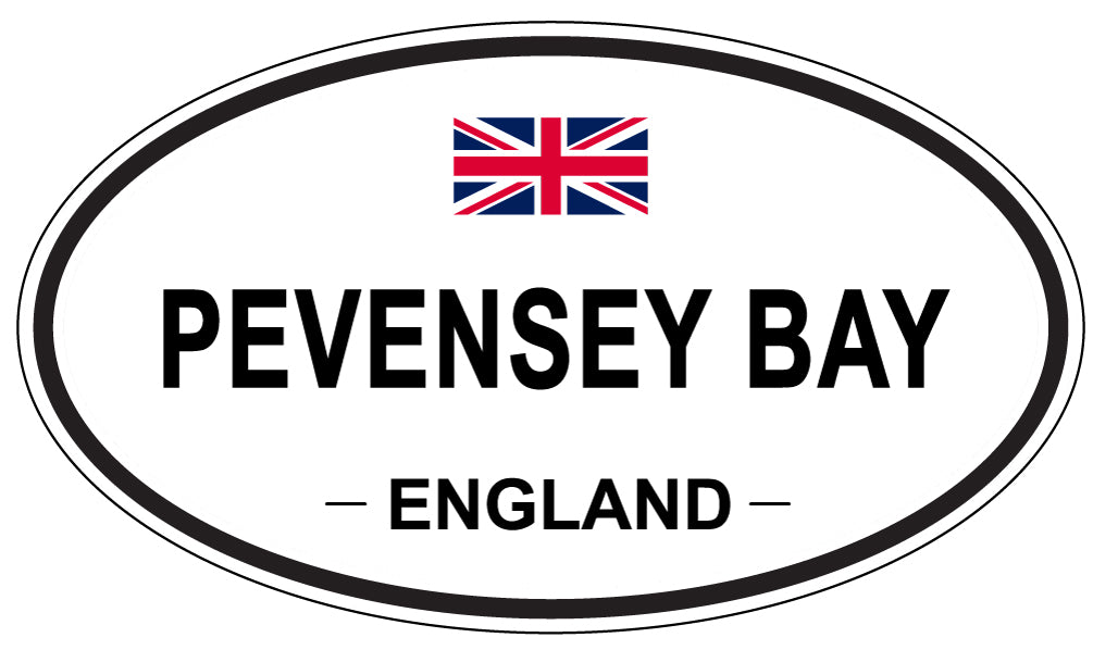 PEVENSEY BAY, England - Oval Magnet