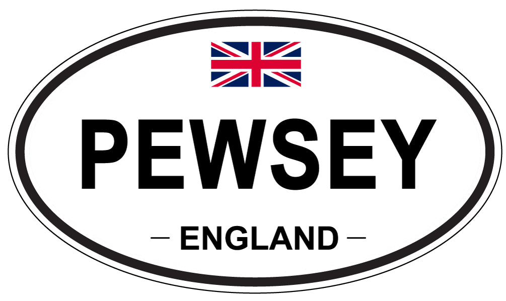 PEWSEY, England - Oval Magnet