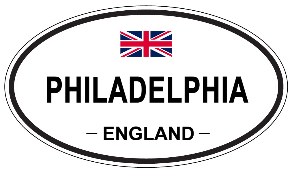 PHILADELPHIA, England - Oval Magnet