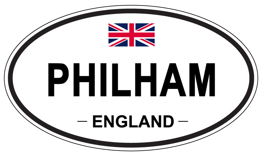 PHILHAM, England - Oval Magnet