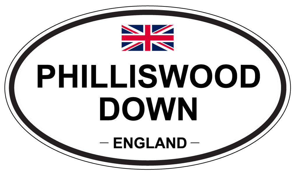PHILLISWOOD DOWN, England - Oval Magnet