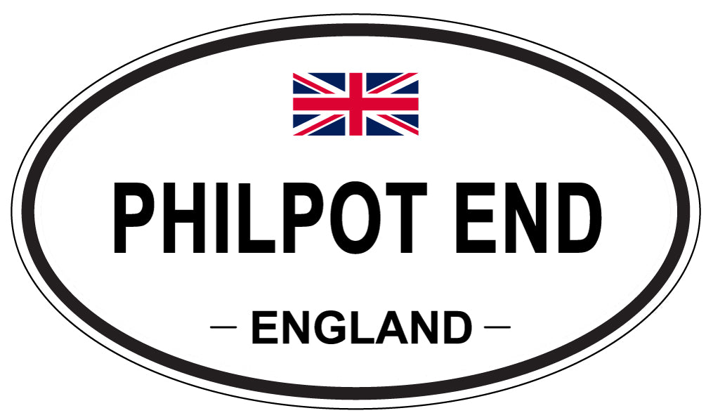 PHILPOT END, England - Oval Magnet