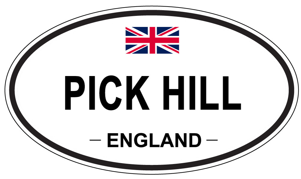 PICK HILL, England - Oval Magnet
