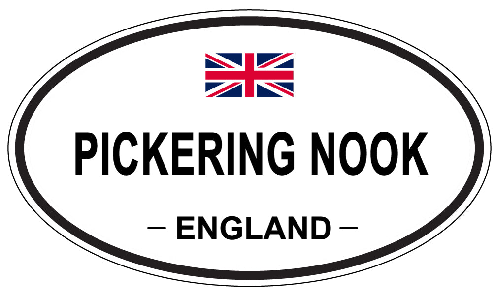 PICKERING NOOK, England - Oval Magnet