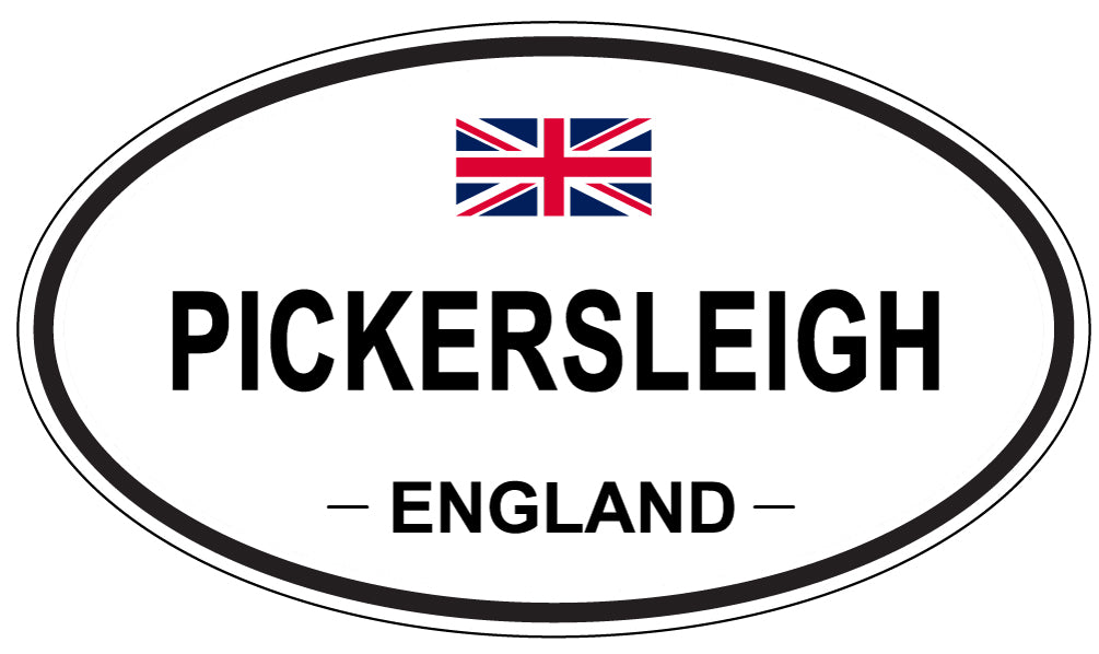 PICKERSLEIGH, ENGLAND - Oval Sticker