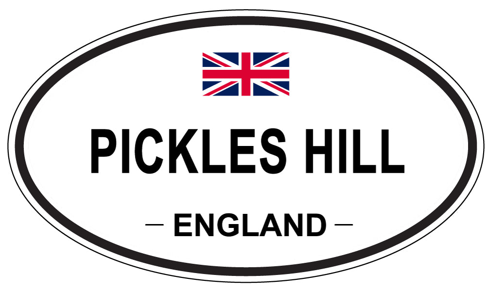 PICKLES HILL, England - Oval Magnet