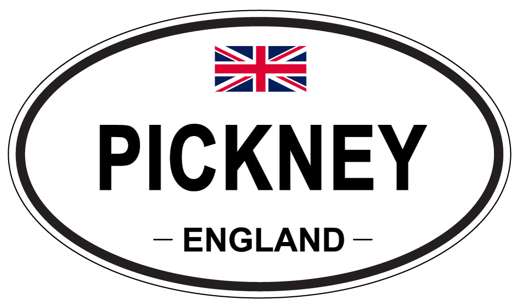 PICKNEY, England - Oval Magnet